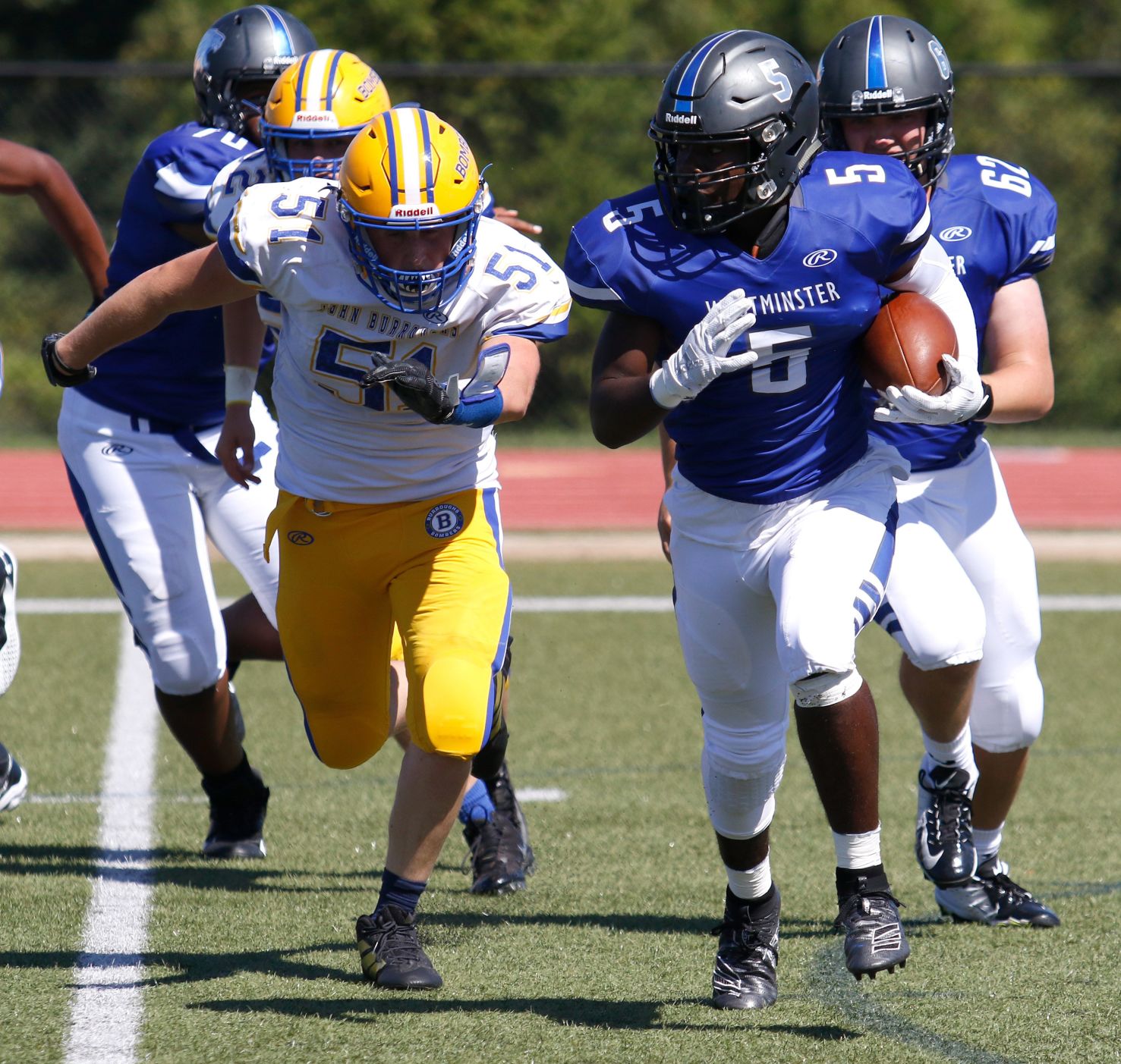 John Burroughs at Westminster Football